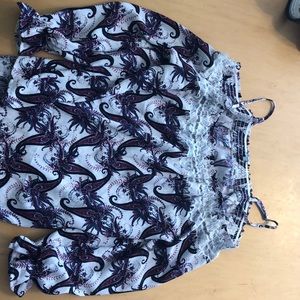 Cold shoulder long sleeve shirt